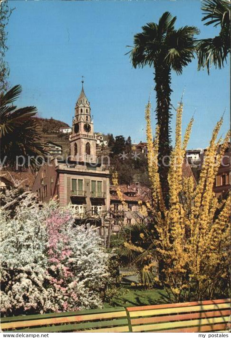 72502335 Meran Merano Kurpromenade Mit Pfarrkirche Firenze - Other & Unclassified