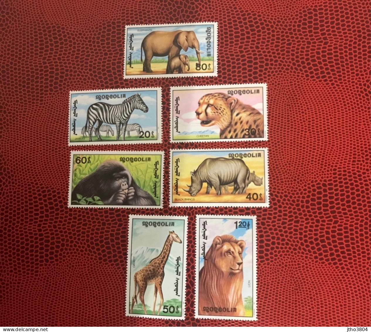 MONGOLIE 1991 7v Neuf MNH ** YT 1850 / 1856 Mamíferos Mammals Säugetiere Mammiferi Mammifère Caballo Horse MONGOLIA - Other & Unclassified