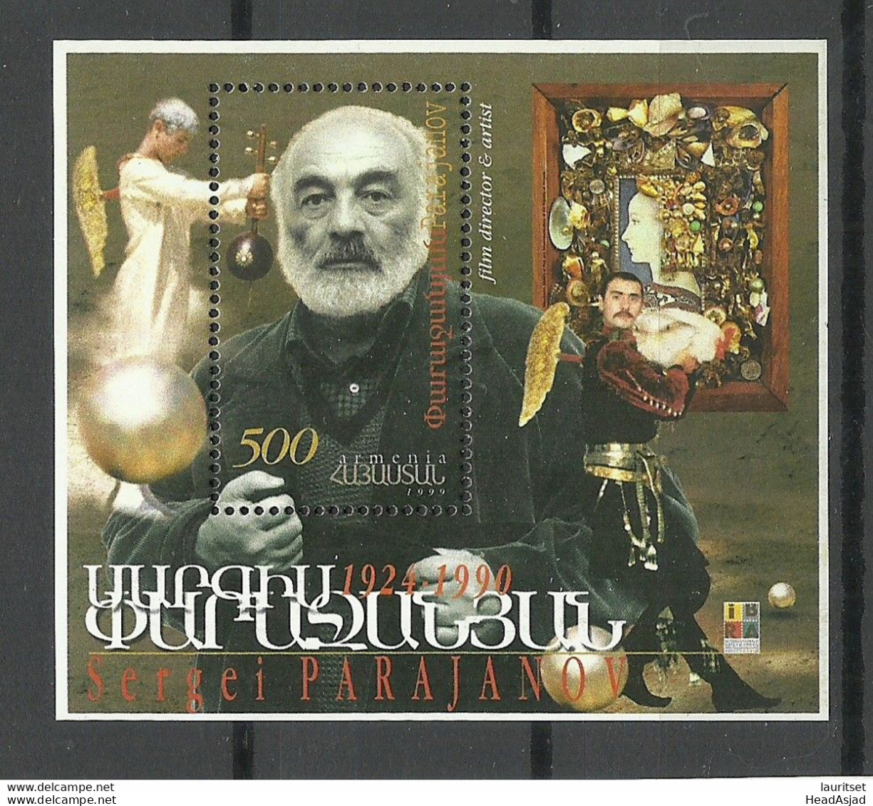 ARMENIEN Armenia 1999 Block Michel 9 MNH Parajanow - Arménie