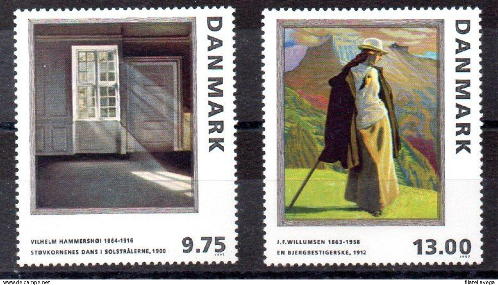 Dinamarca Serie Nº Yvert 1167/68 ** PINTURA (PICTURE) - Unused Stamps