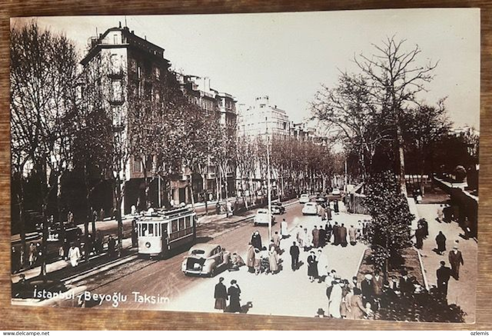 TURKEY,TURKEI,TURQUIE ,ISTANBUL,TAKSIM, ,TRAM,TRANWAY,STRASSENBAHN ,REPRODUCTION,POSTCARD - Türkei