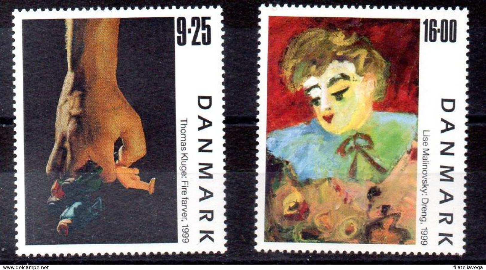 Dinamarca Serie Nº Yvert 1232/33 ** PINTURA (PICTURE) - Unused Stamps