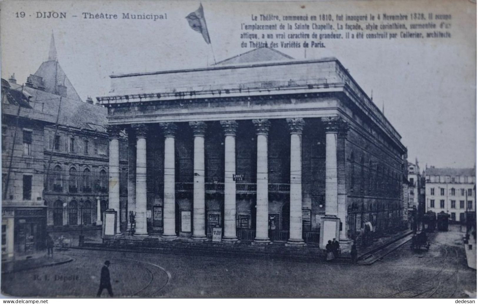 Cpa 1918 DIJON Théâtre Municipal - BAA01 - Dijon