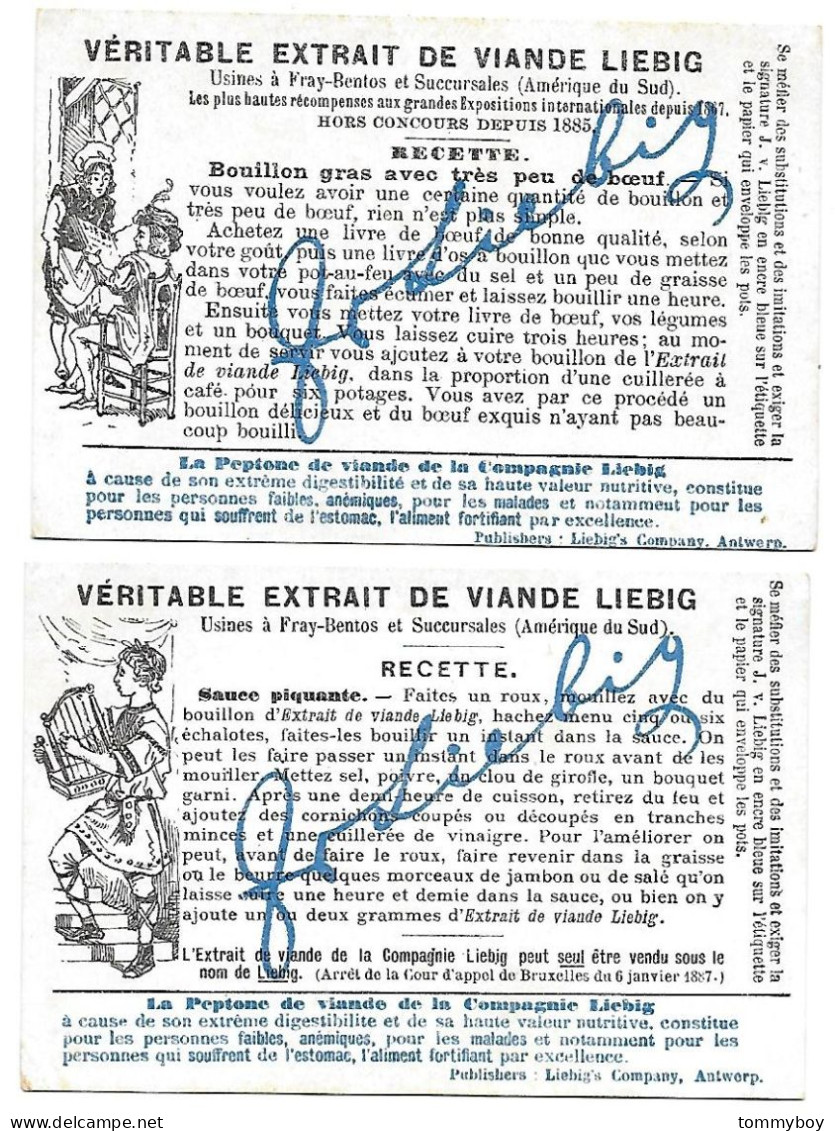 S 532, Liebig 6 Cards, Tabac Ou Bonbons? (ref B11) - Liebig