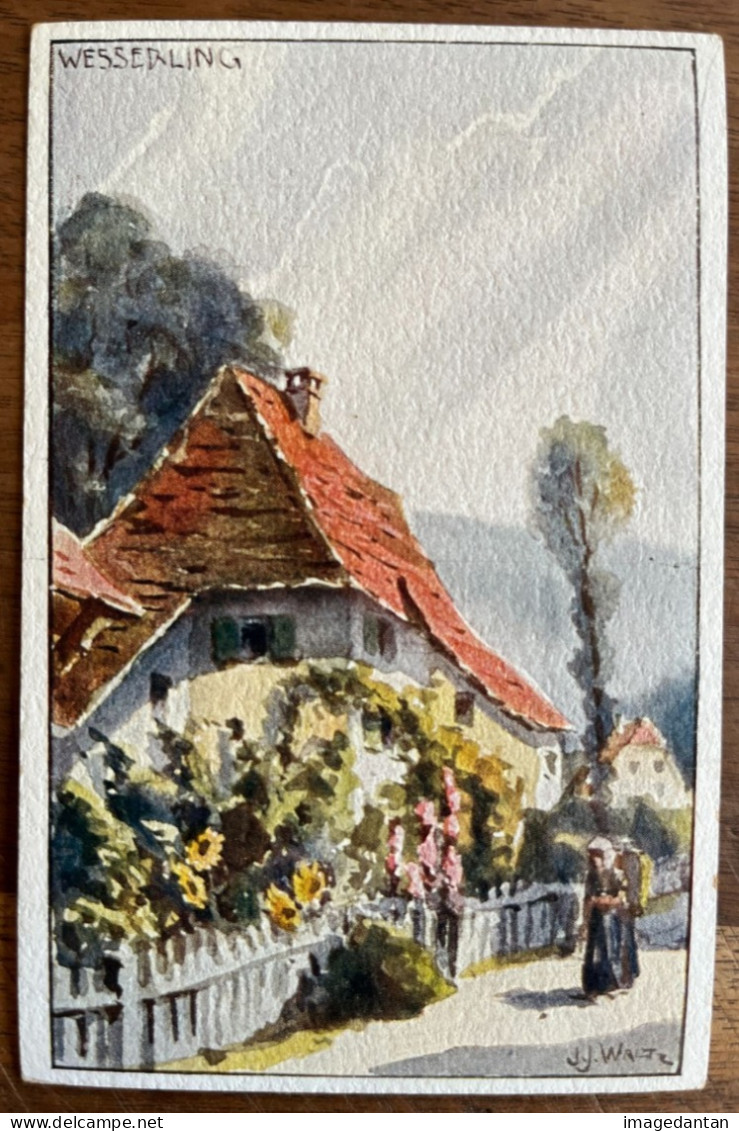 Wesserling - J. J. WALTZ - Aquarelle - Hansi - Hansi