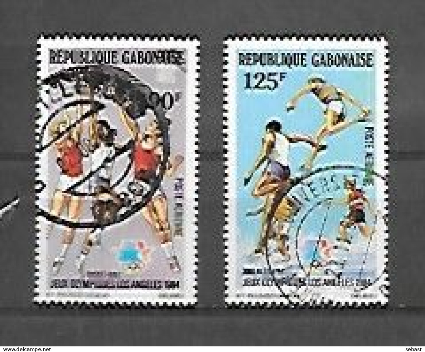 TIMBRE OBLITERE DU GABON DE  1984 N° MICHEL 904/05 - Gabon (1960-...)