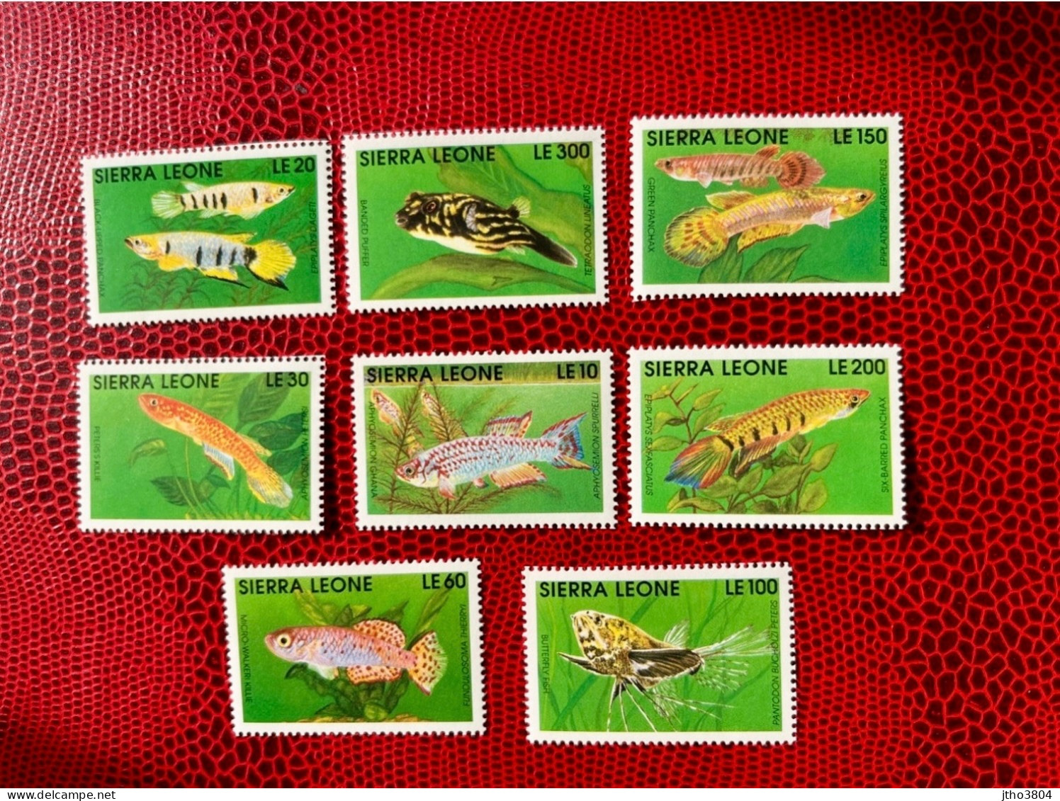 SIERRA LEONE 1991 8v Neuf MNH ** Mi 1631 1638 Pez Fish Peixe Fisch Pesce Poisson - Poissons