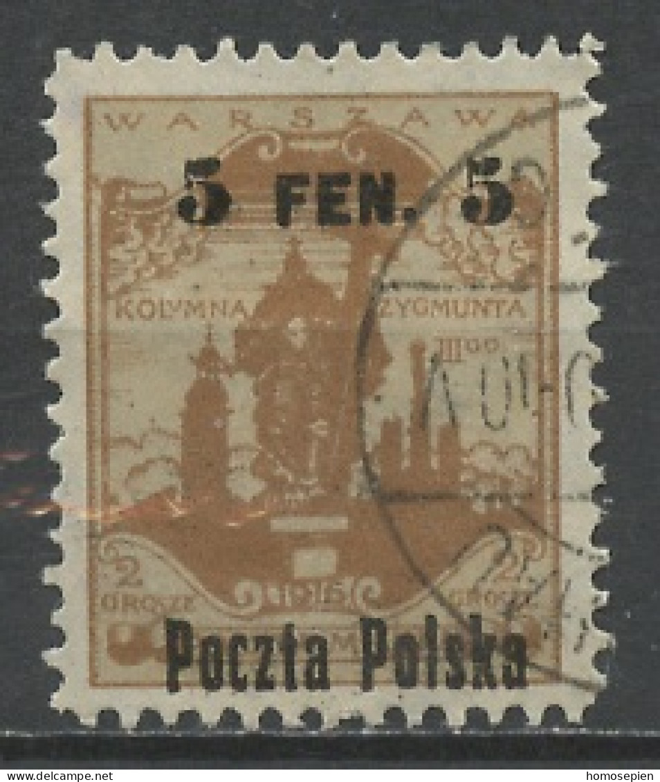 Pologne - Poland - Polen 1918 Y&T N°1A - Michel N°2 (o) - 5fs2g Statue De Sigismond III - Unused Stamps