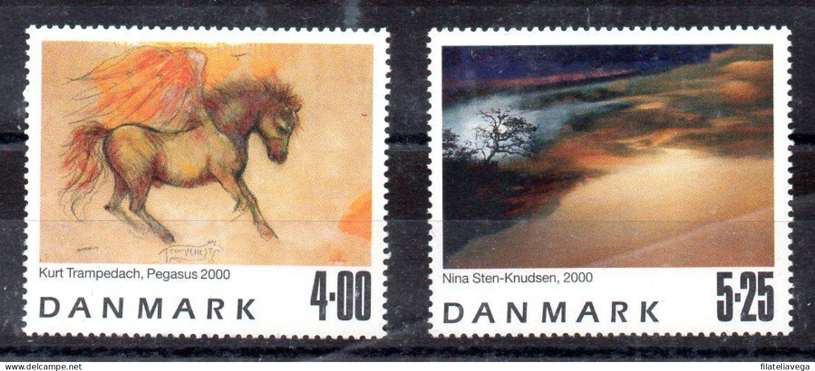 Dinamarca Serie Nº Yvert 1264/65 ** PINTURA (PICTURE) - Unused Stamps