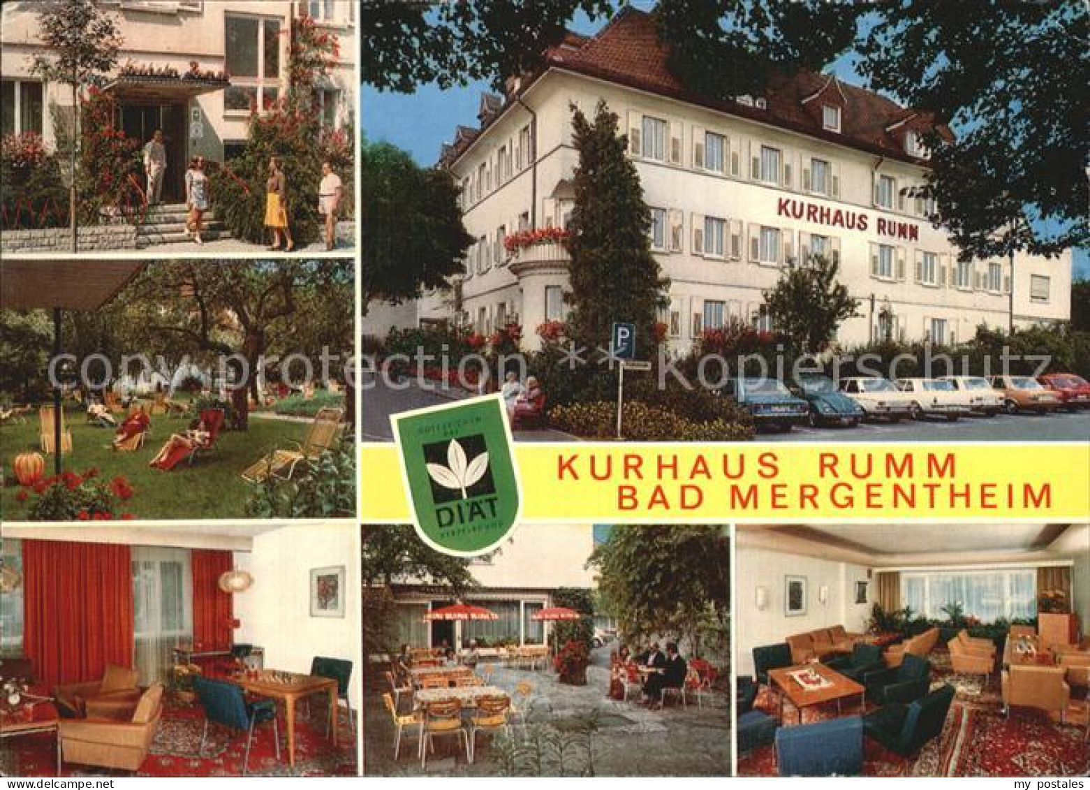 72501648 Bad Mergentheim Kurhaus Rumm Und Haus Gertrud Liegewiese Bad Mergenthei - Bad Mergentheim