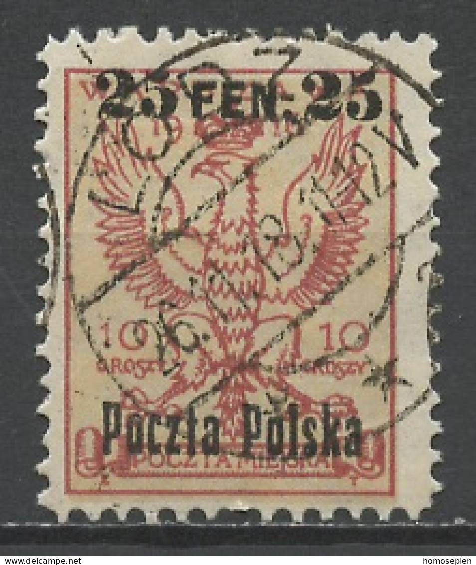 Pologne - Poland - Polen 1918 Y&T N°3 - Michel N°4 (o) - 25fs10g Aigle National - Unused Stamps