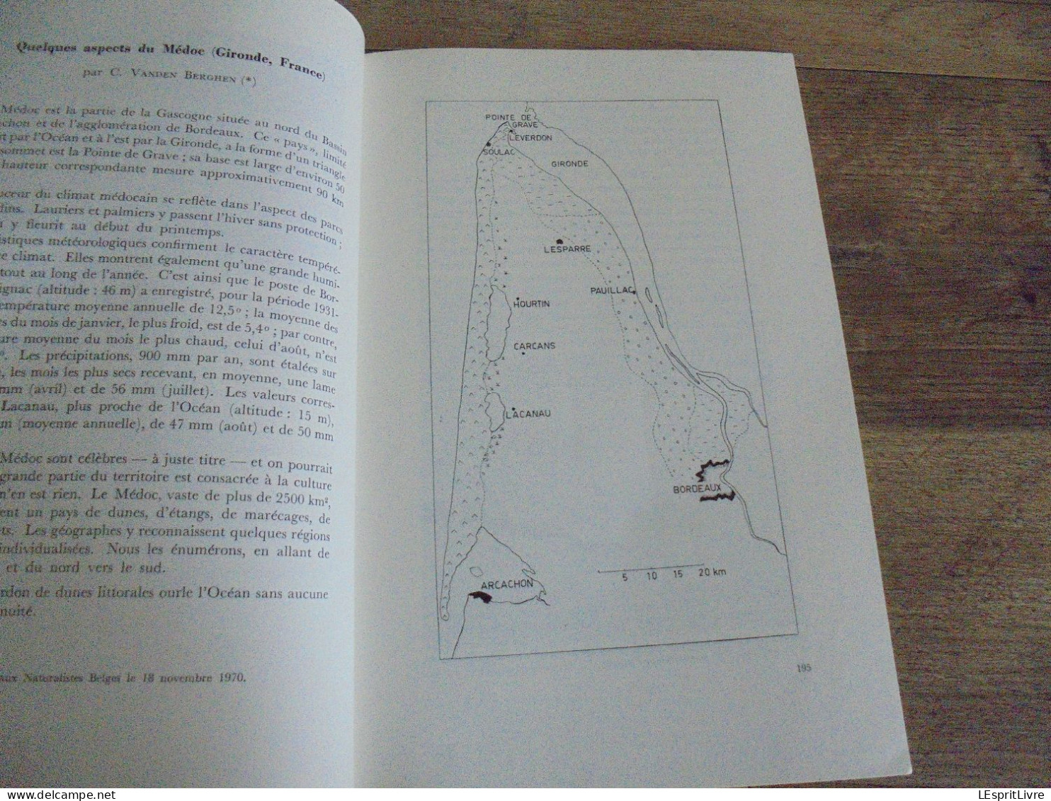 LES NATURALISTES BELGES N° 4 Année 1971 Régionalisme Les Etangs de la Forët de Soignes Médoc France Botanique