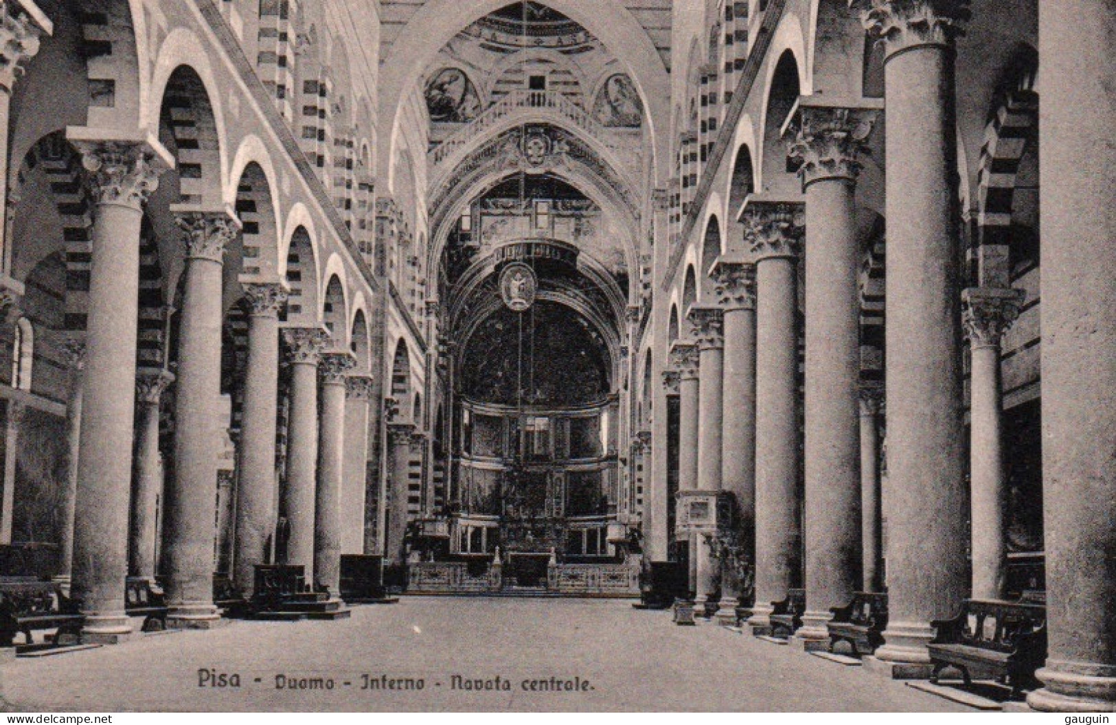 CPA - PISA - Duomo - Interieur Nef Central  ... LOT 4 CP à Saisir - Pisa