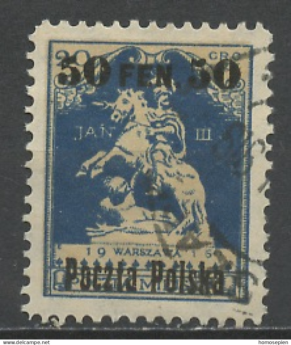 Pologne - Poland - Polen 1918 Y&T N°4 - Michel N°5 (o) - 50fs20g Statue De Jan III Sobieski - Unused Stamps