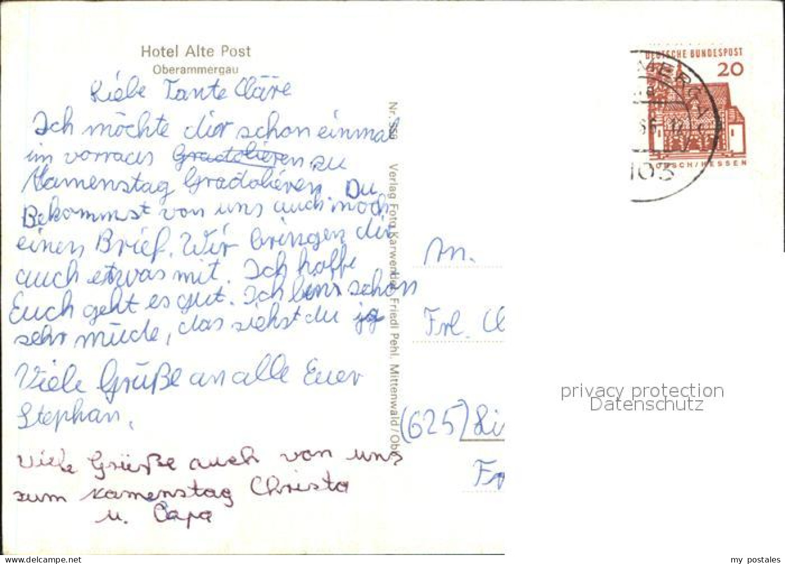 72501562 Oberammergau Hotel Alte Post Oberammergau - Oberammergau