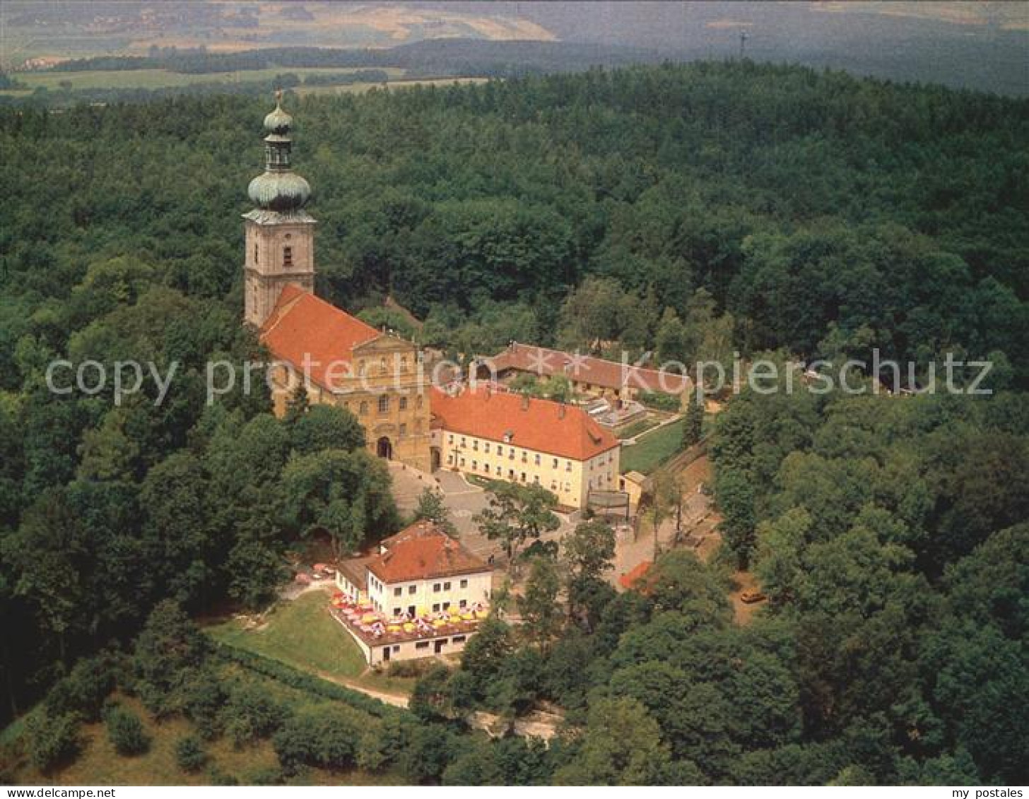 72501552 Amberg Oberpfalz Wallfahrtskirche Mariahilfberg Franziskanerkloster Fli - Amberg