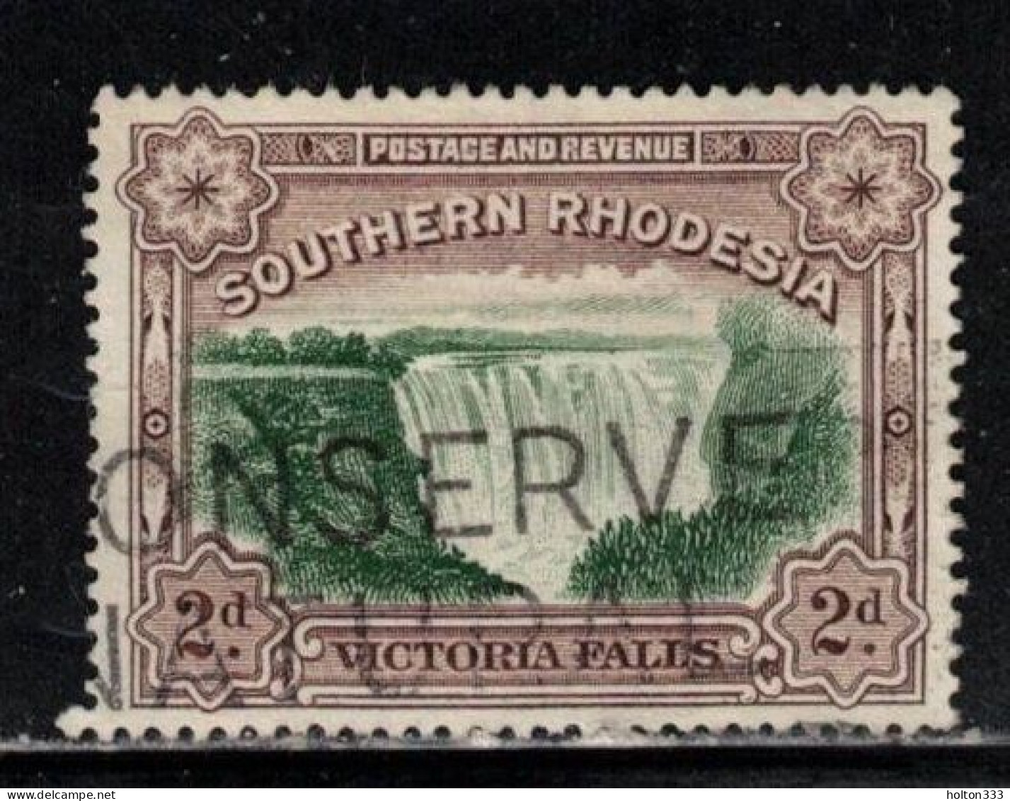 SOUTHERN RHODESIA Scott # 31 Used - Victoria Falls - Rhodésie Du Sud (...-1964)