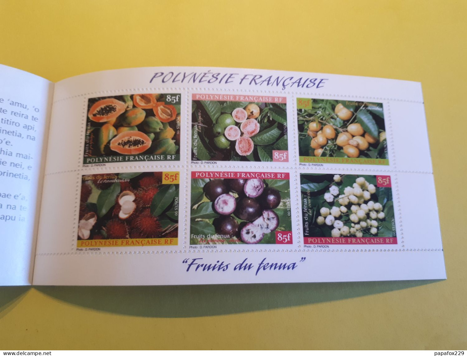 CARNET TIMBRES FRUITS DU FENUA 1999 NEUF - Unused Stamps