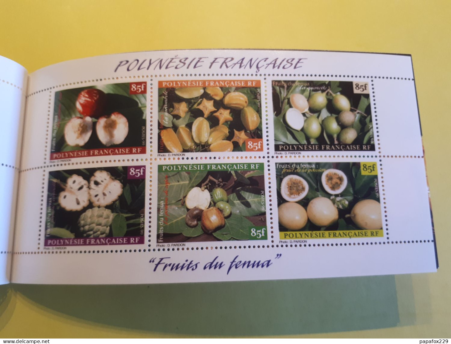 CARNET TIMBRES FRUITS DU FENUA 1999 NEUF - Unused Stamps