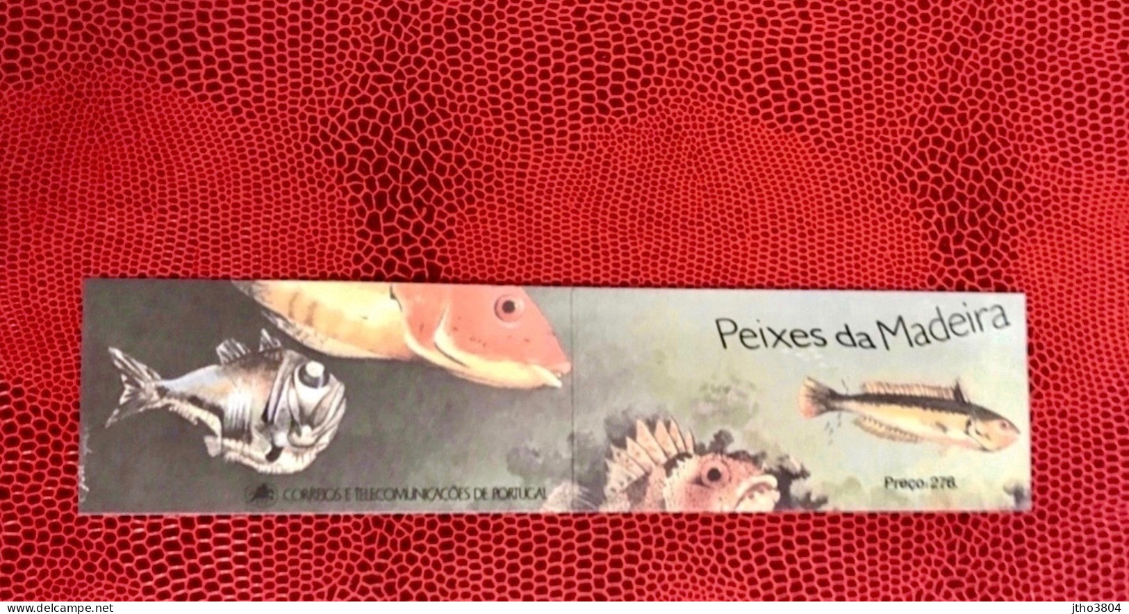 PORTUGAL MADÈRE 1989 Booklet 4v Neuf MNH ** Mi 129 /32a Pesce Poisson Fish Pez Fische MADEIRA - Fishes