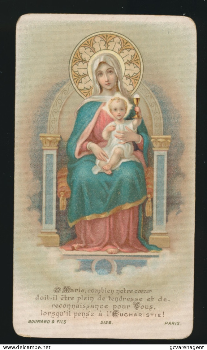 IMAGE PIEUSE , H. PRENTJE.        MARIA JESUS - Andachtsbilder