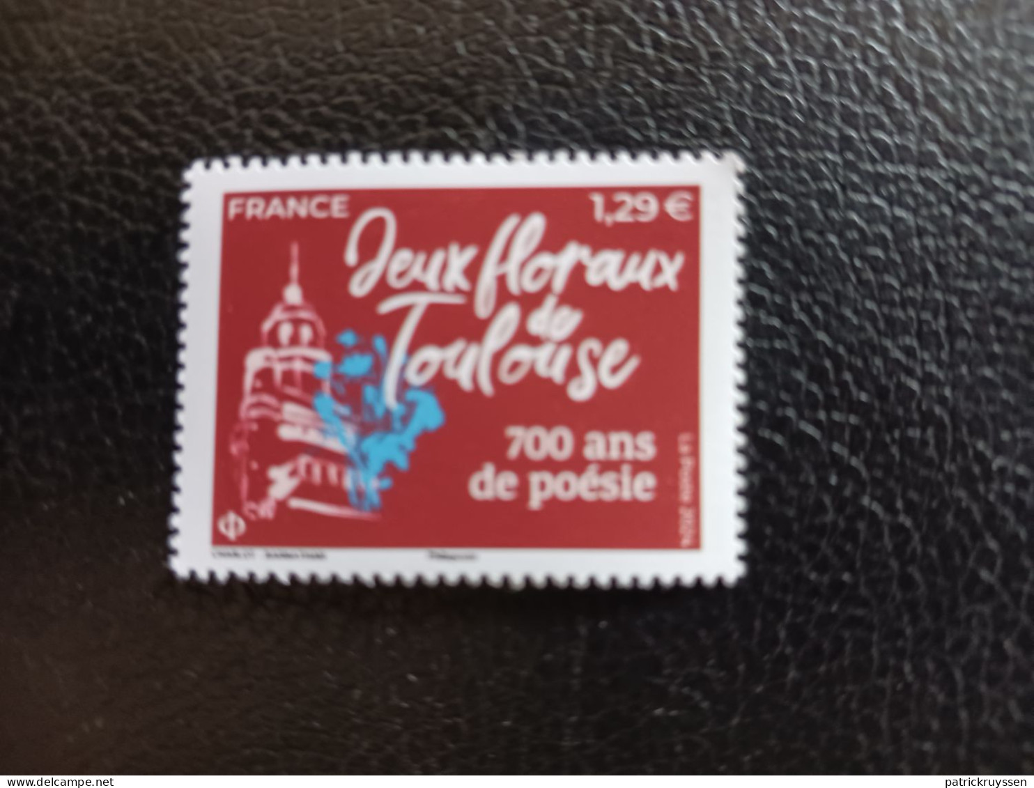 France 2024 Toulouse Floral Games 700 Years Poetry 1324 Golden Violet Jeux Loraux 1v Mnh - Ungebraucht