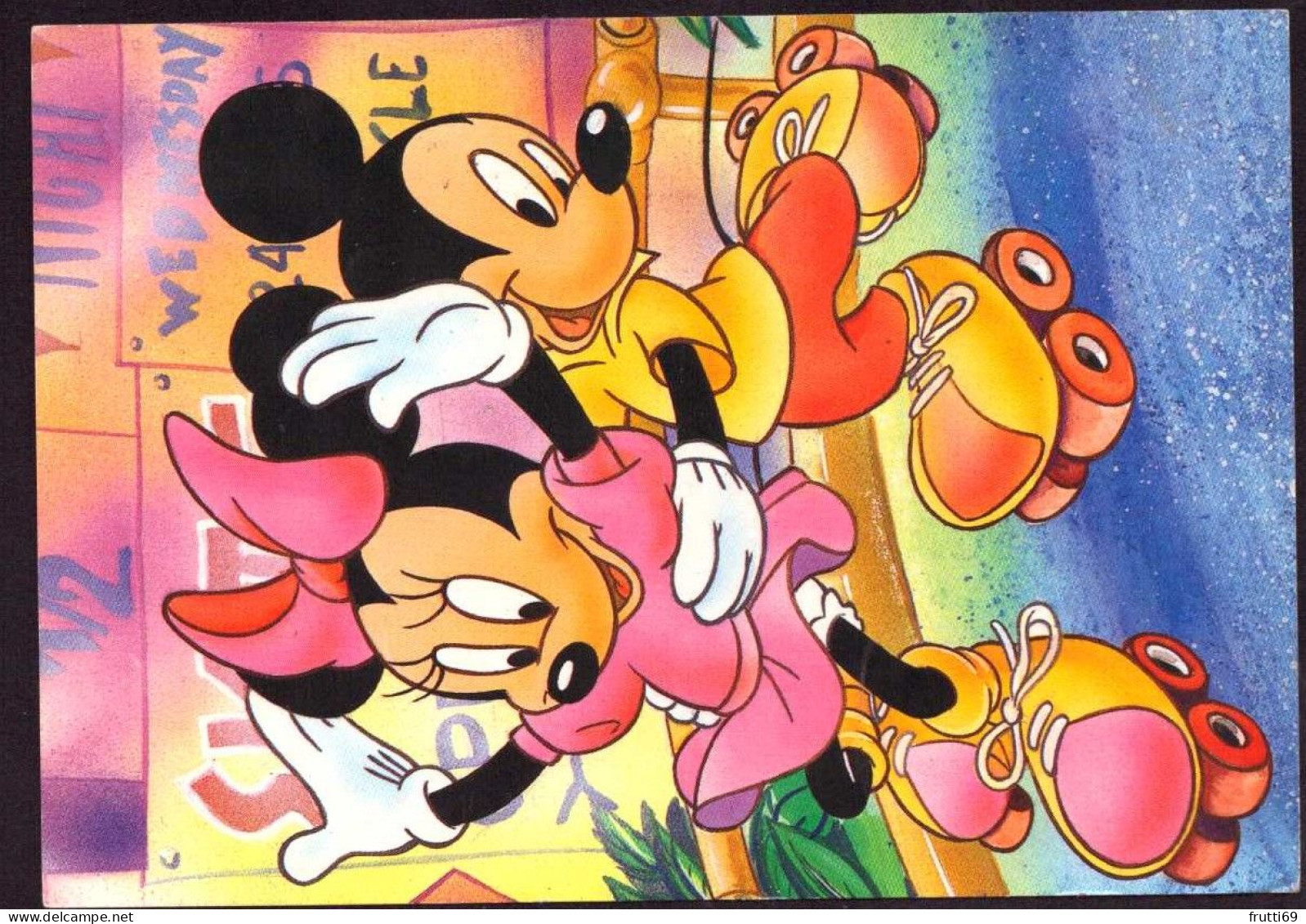 AK 212376 DISNEY - Mickey & Minnie - Autres & Non Classés