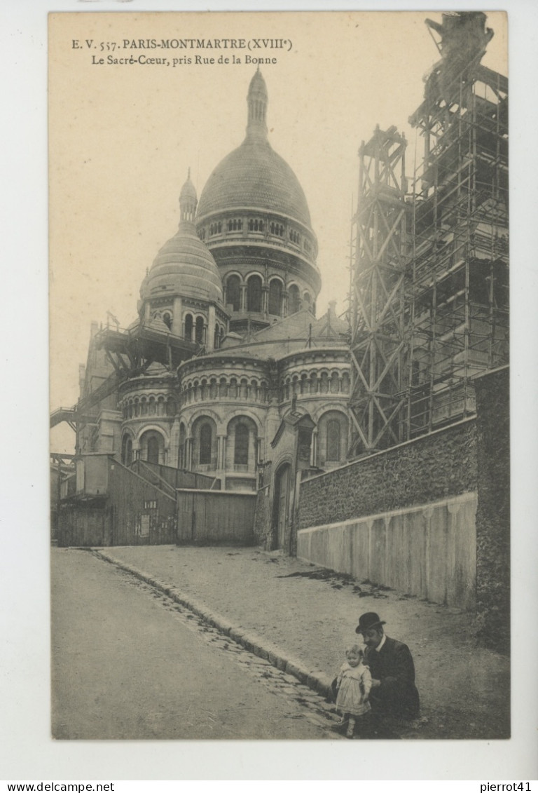 PARIS - XVIIIème Arrondissement - MONTMARTRE - Le Sacré Coeur , Pris Rue De La Bonne - Paris (18)