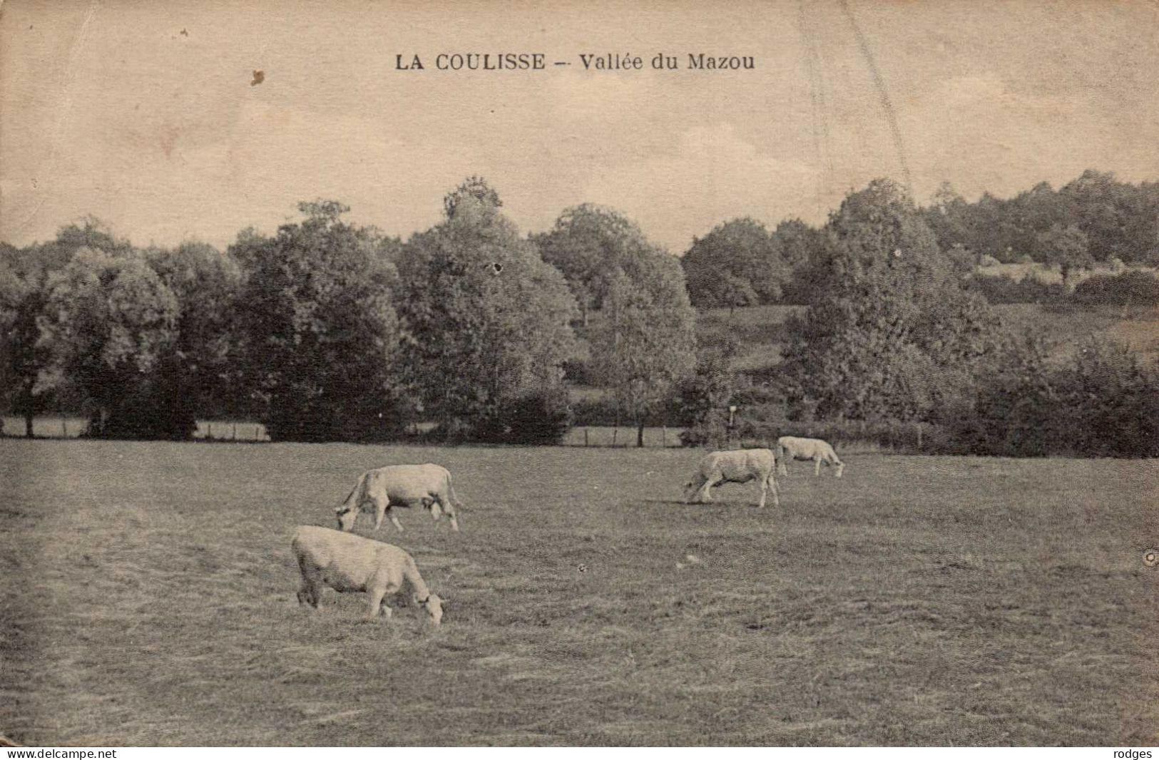 58 , Cpa  LA COULISSE , Vallée Du Mazou  (15381) - Other & Unclassified