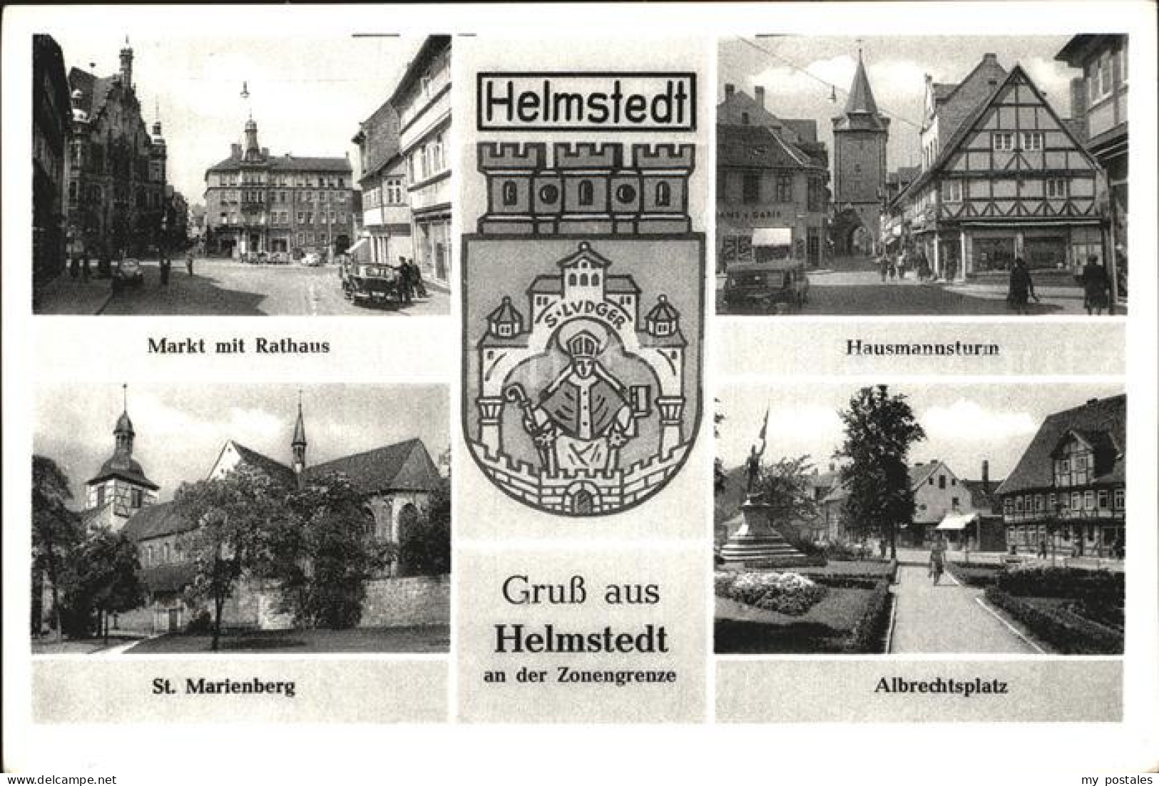72501346 Helmstedt Markt Rathaus Hausmannsturm St Marienberg Albrechtsplatz Helm - Helmstedt