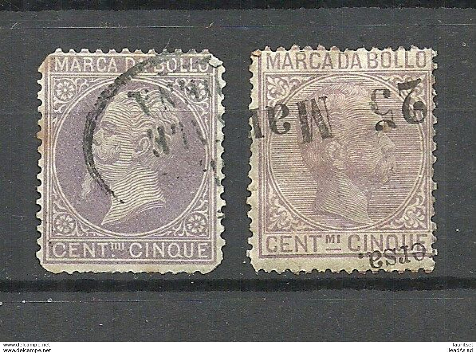 ITALIA ITALY Fiscaux Fiscal Tax Marca Da Bollo, 2 Stamps, O - Revenue Stamps