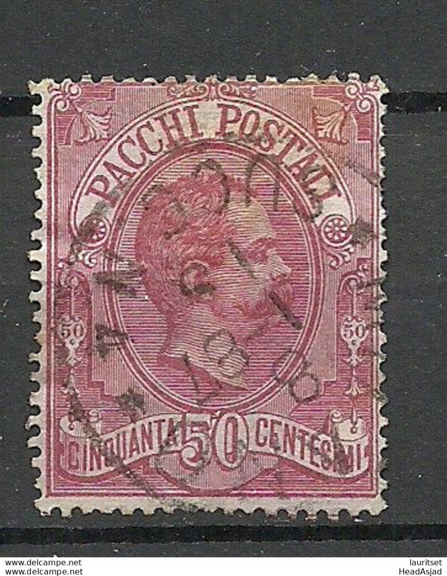 ITALIA ITALY O 1885 Revenue Tax Fiscal Pacchi Postali Michel 3 Packet Stamp  O - Fiscaux