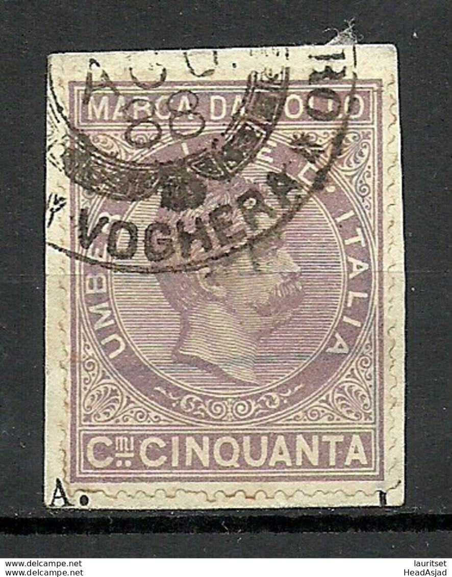 ITALIA ITALY O 1888 Revenue Tax Fiscal Marca Da Bollo Umberto I O - Revenue Stamps