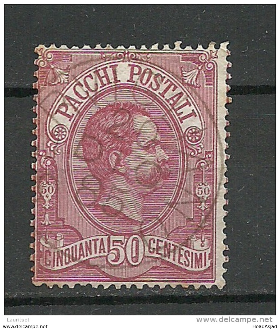 ITALIA ITALY O 1885 Revenue Tax Fiscal Pacchi Postali Michel 3 Packet Stamp  O - Revenue Stamps