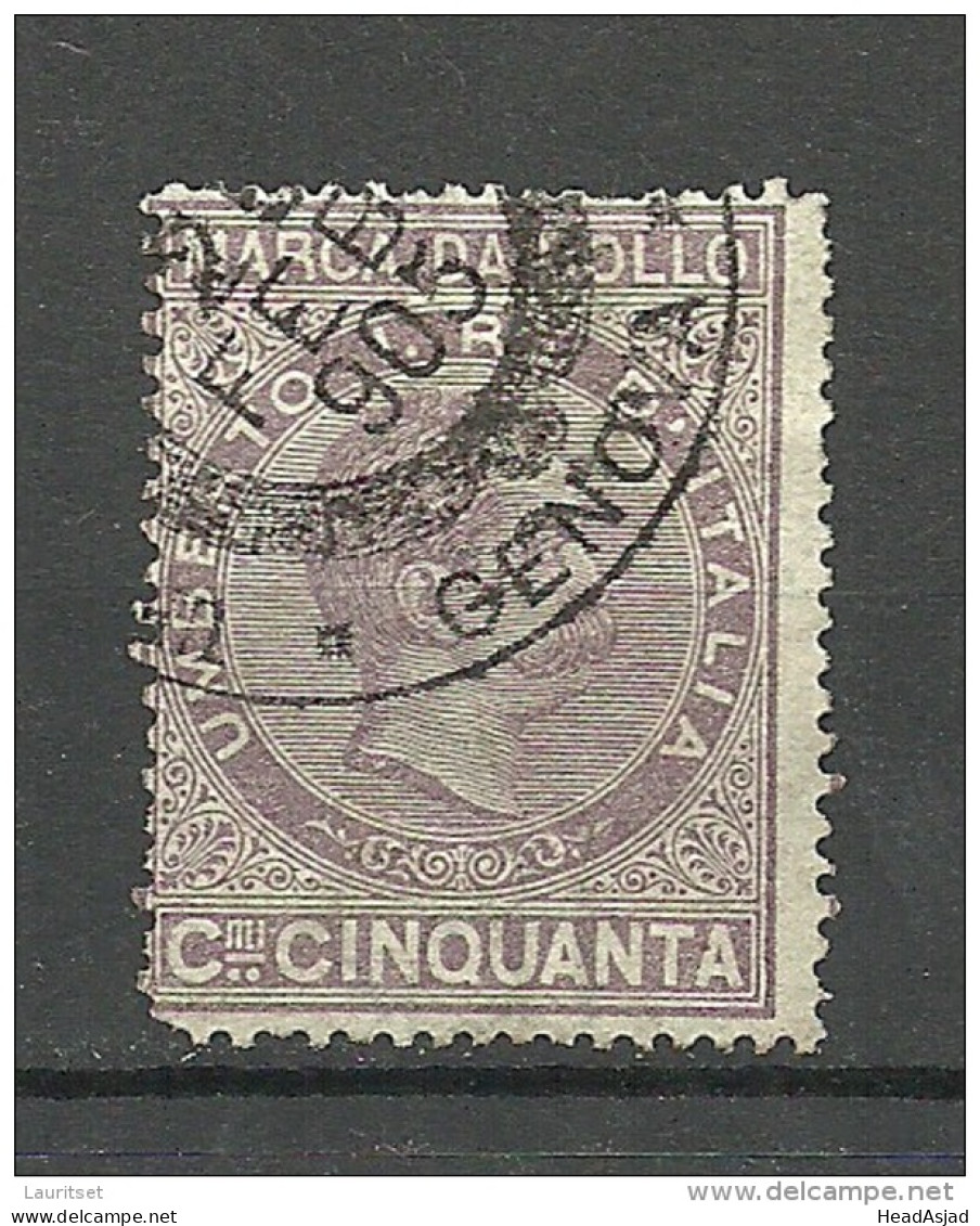 ITALIA ITALY Revenue Tax Fiscal Marca Da Bollo O Genova - Revenue Stamps