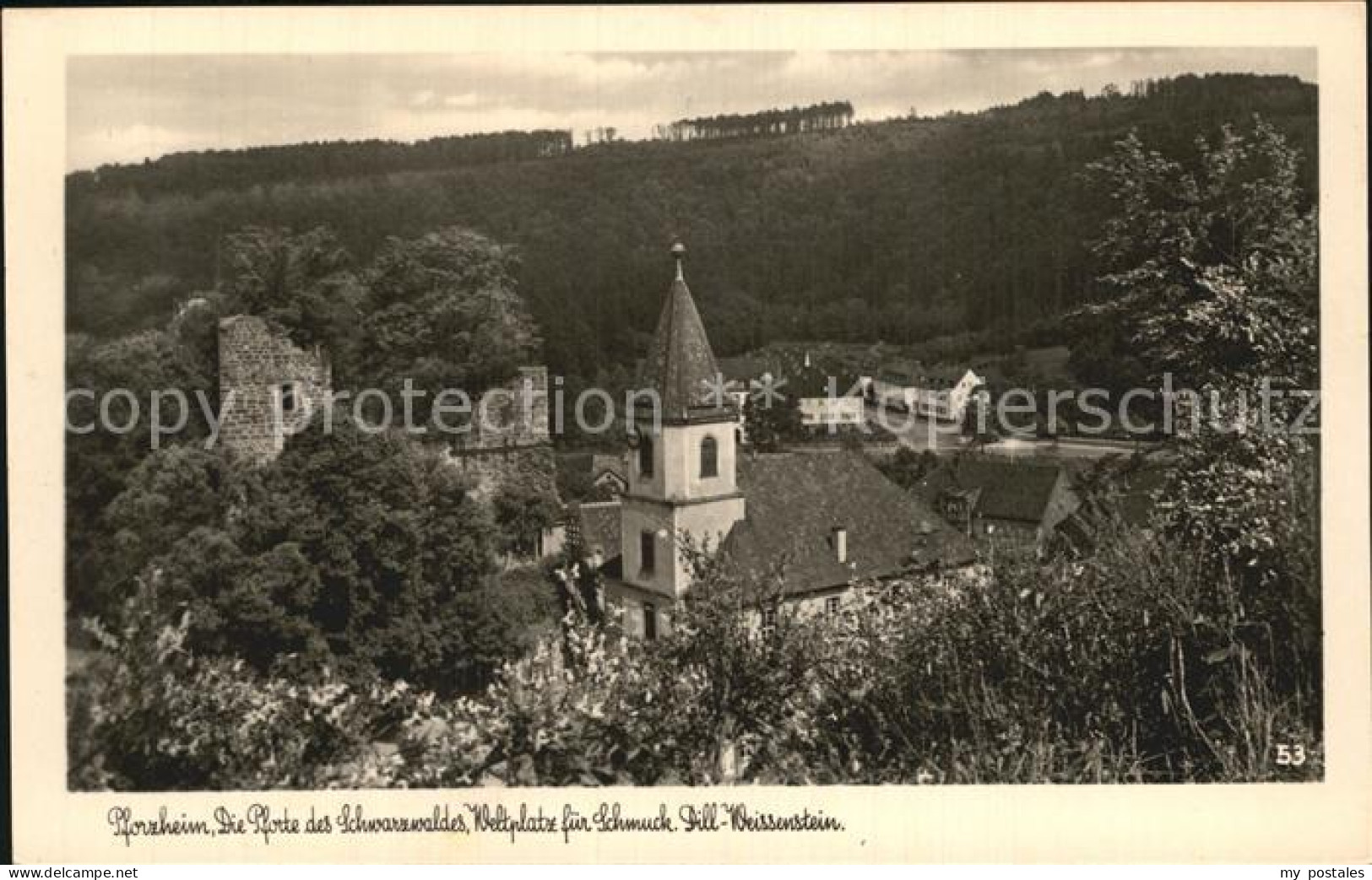 72501281 Pforzheim Kirche Burgruine Pforzheim - Pforzheim