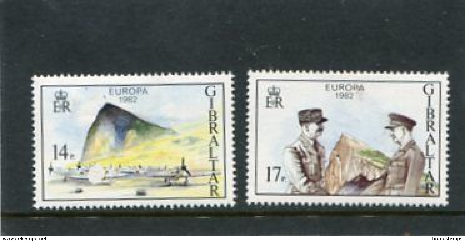 GIBRALTAR - 1982  EUROPA   SET MINT - Gibilterra