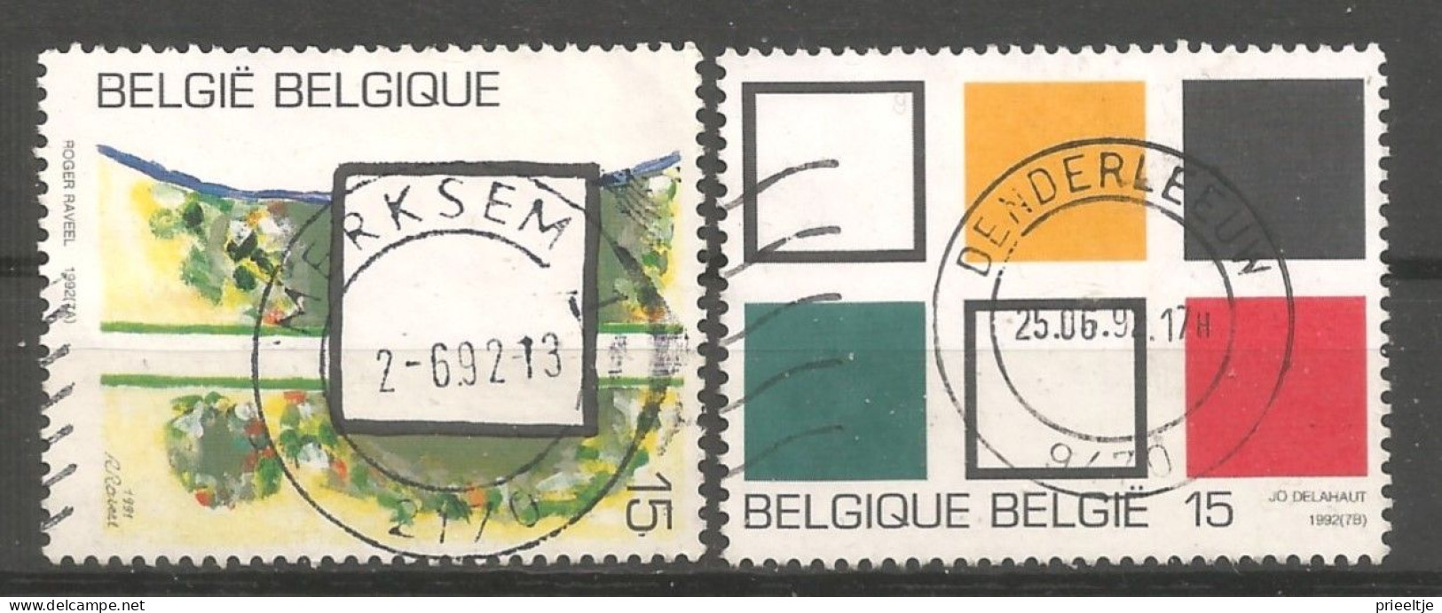 Belgie 1992 Kunst OCB 2452/2453  (0) - Used Stamps