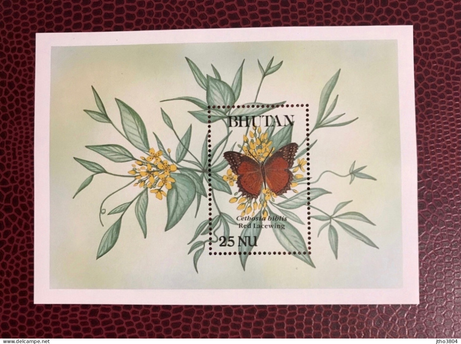 BHOUTAN 1989 1 Bloc Neuf MNH ** YT  BF 197 Mariposa Butterfly Borboleta Schmetterling Farfalla BHUTAN - Butterflies