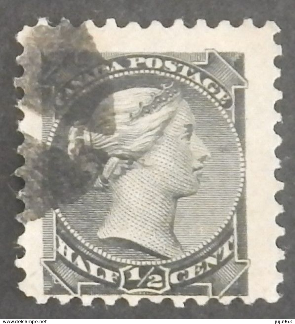 CANADA YT 27 OBLITERE "REINE VICTORIA"  ANNEES 1868/1890 - Gebruikt