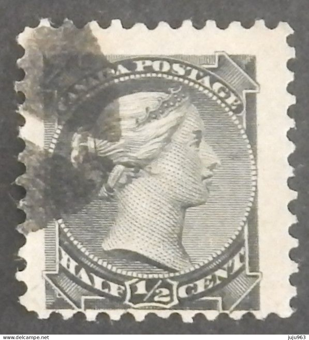 CANADA YT 27 OBLITERE "REINE VICTORIA"  ANNEES 1868/1890 - Gebraucht