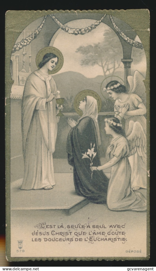 IMAGE PIEUSE , H. PRENTJE.         COMMUNION - Devotieprenten