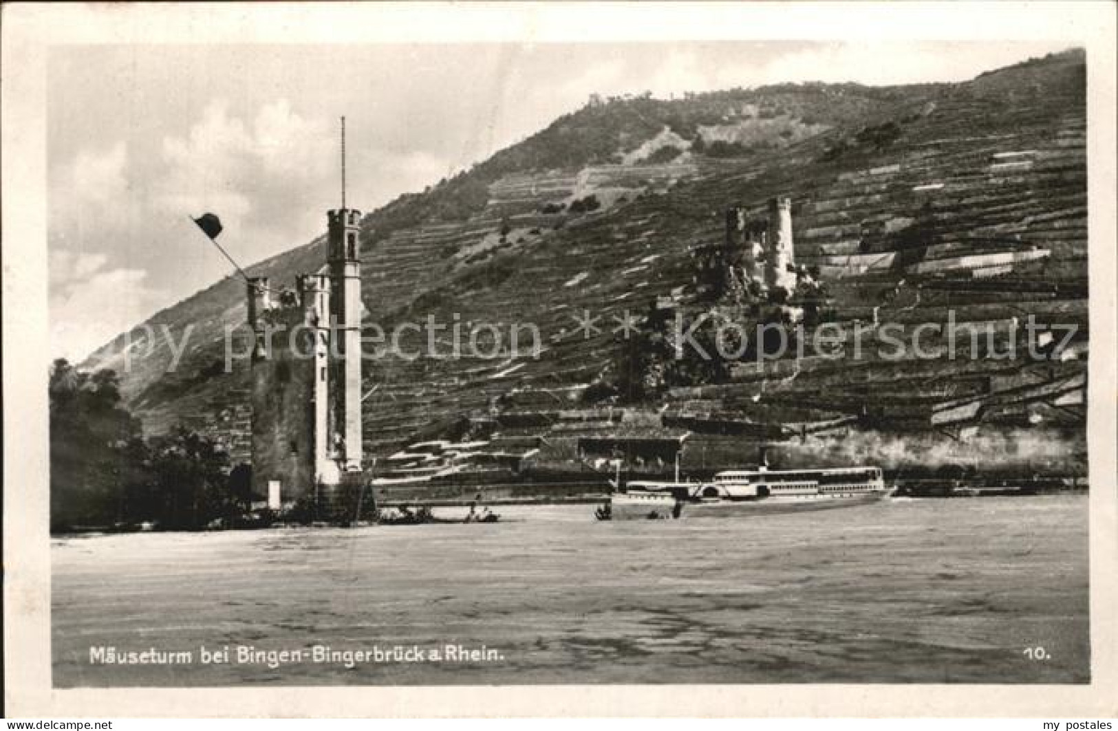 72501221 Bingen Rhein Maeuseturm Bingerbrueck Bingen - Bingen