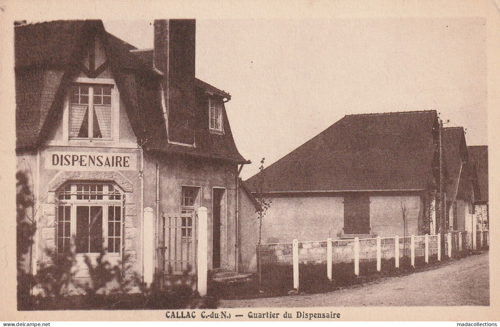 Callac (22 - Côtes D'Armor)  Quartier Du Dispensaire - Callac