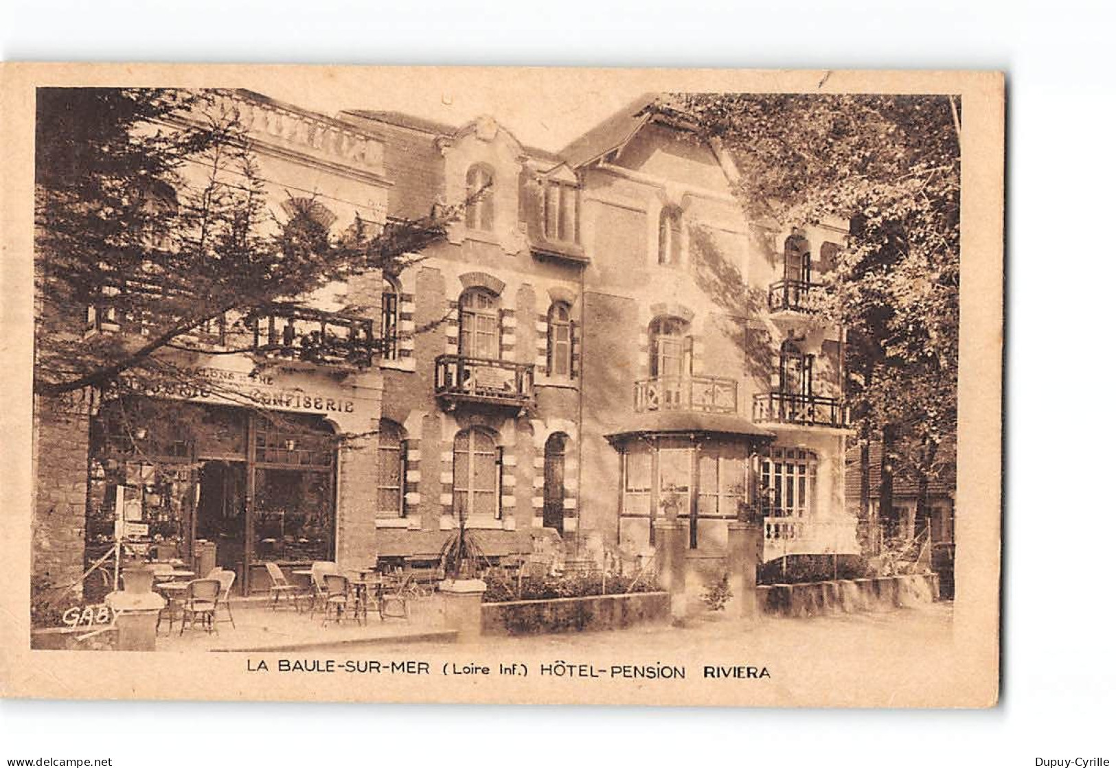 LA BAULE SUR MER - Hôtel Pension Riviera - état - La Baule-Escoublac