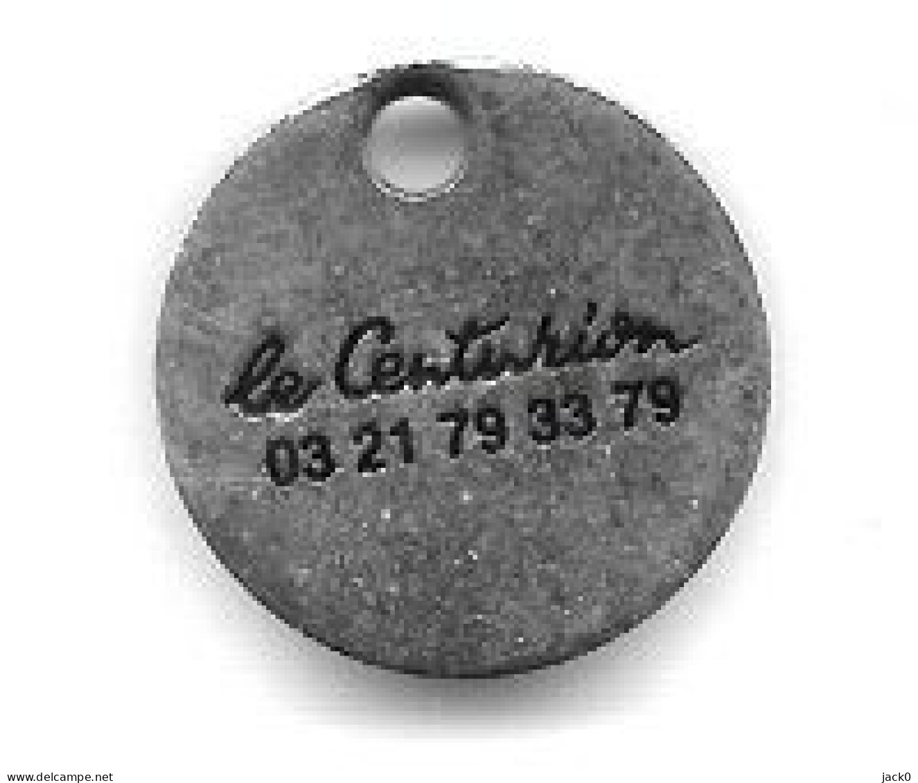 Jeton De Caddie  Ville  LIBERCOURT  ( 62 ),  Fromagerie   Verso  LE  CENTURION, Recto  Verso - Einkaufswagen-Chips (EKW)