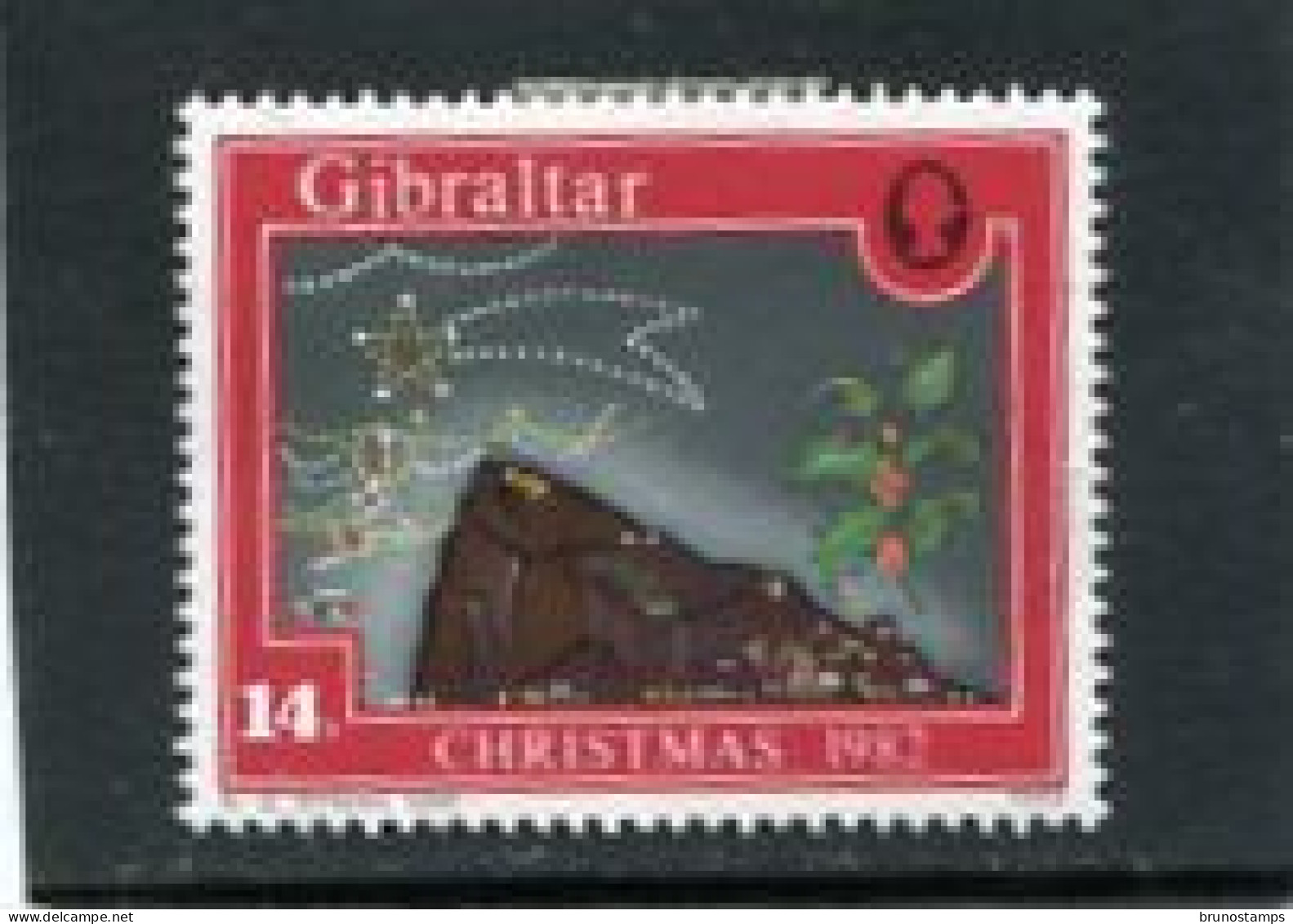 GIBRALTAR - 1982  14p  CHRISTMAS  MINT - Gibraltar