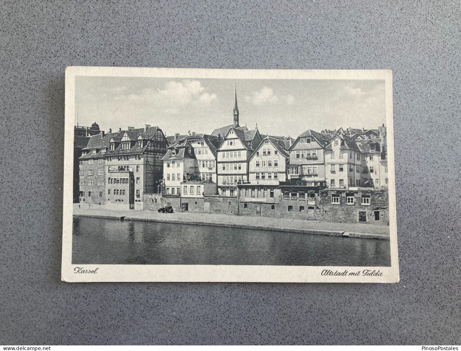 Kassel Altstadt Mit Fulda Carte Postale Postcard - Kassel