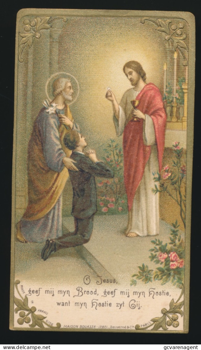 IMAGE PIEUSE , H. PRENTJE.          JESUS. COMMUNION - Images Religieuses