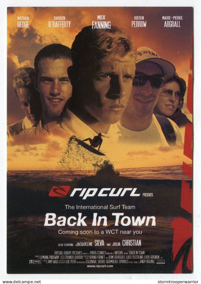 Film Back In Town - Rip Curl - Surf - Posters Op Kaarten